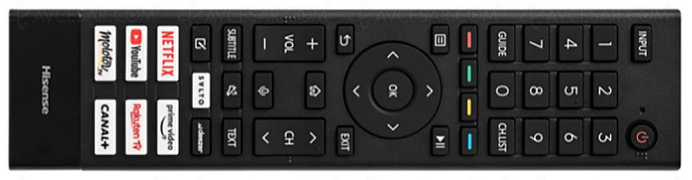 Canal+ available on HISENSE TV via a dedicated button on the remote control