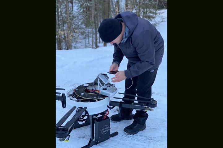 Area business provides internet to students through drones