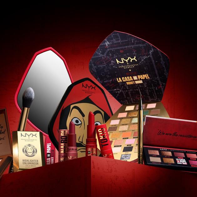 La fiebre de La Casa de Papel llega al mundo de la belleza y NYX Cosmetics lanza una colección de maquillaje de lo más molona