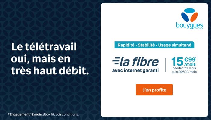 Bbox Fit avec la Fibre : une offre internet à petit prix… qui comprend aussi la téléphonie fixe en illimité !