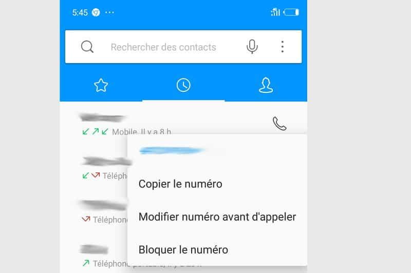 Comment bloquer un numéro sur mobile