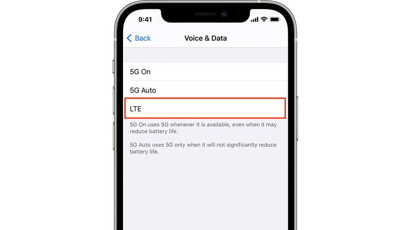 How to turn off 5G on iPhone 13? 