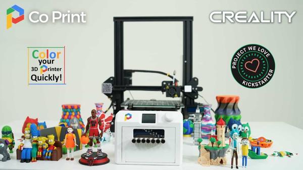 Co Print, un módulo para impresoras 3D que permite usar hasta 7 colores simultáneos 