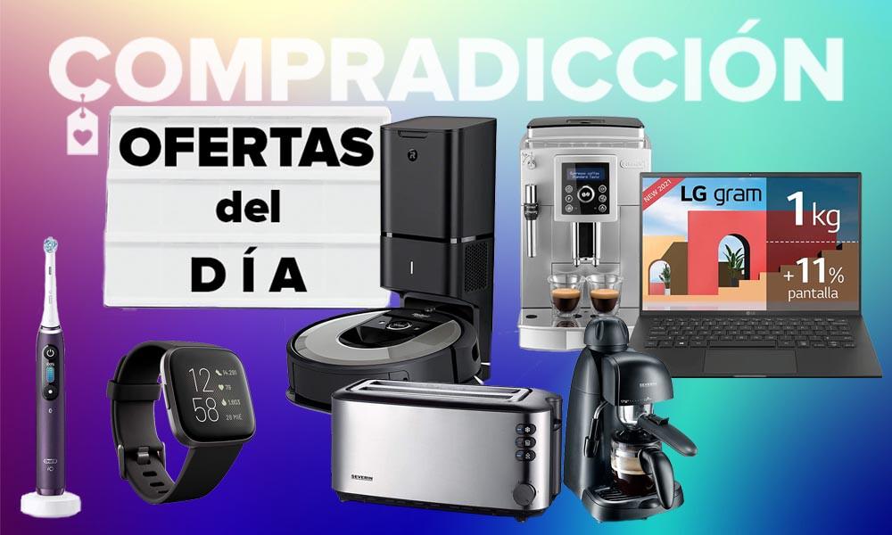 Chollos del día en Amazon: portátiles LG, relojes Fitbit, robots aspiradores Roomba o cepillos de dientes Oral-B a precios rebajados 