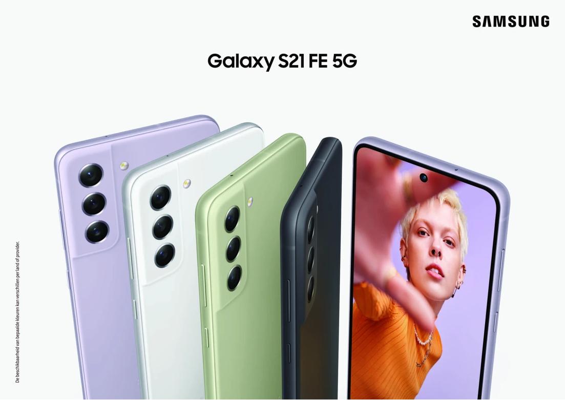 Samsung Galaxy S21 FE 5G vanaf vandaag in België te koop