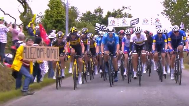Tour de France : les organisateurs retirent leur plainte à l’encontre de la spectatrice à la pancarte 