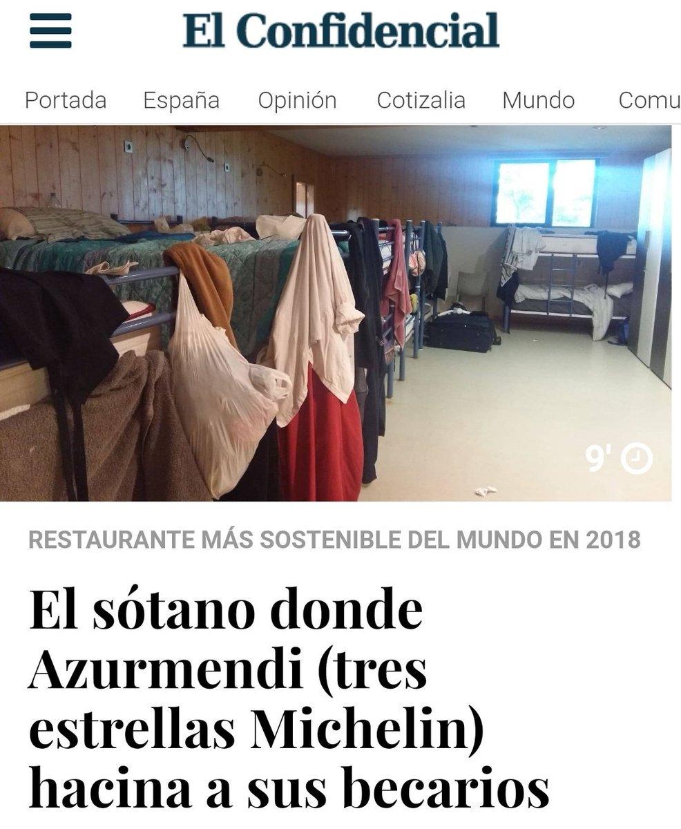 El sótano donde Azurmendi (tres estrellas Michelin) hacina a sus becarios 