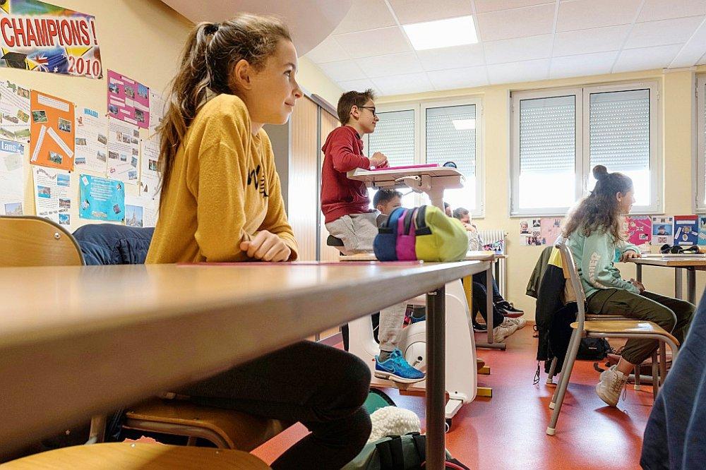Allier: des vélos-bureaux en classe pour canaliser l’énergie des collégiens