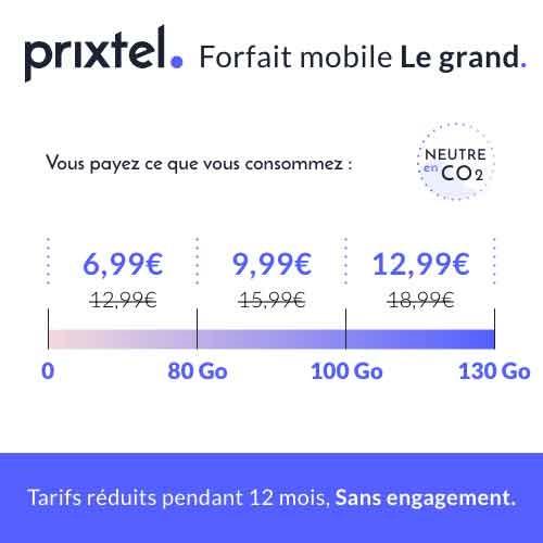 Forfaits de téléphone sans engagement avec 80Go de data : comparatif entre Prixtel et Sosh