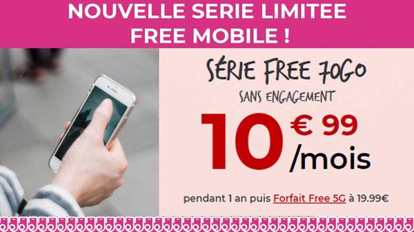 Nouveaux forfaits en promo Free Mobile 70Go et 150Go ! 