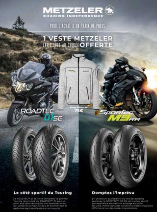 Comparative test tires Metzeler Roadtec 01 SE and Sportec M9 RR