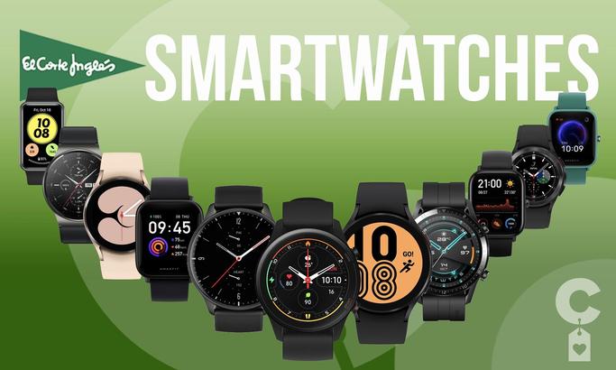 Ponte en forma controlando tu rendimiento con estos smartwatches en oferta en las Rebajas de El Corte Inglés