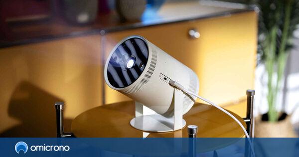 Omicrono Este proyector portátil de Samsung es una mezcla de altavoz inteligente y Smart TV 