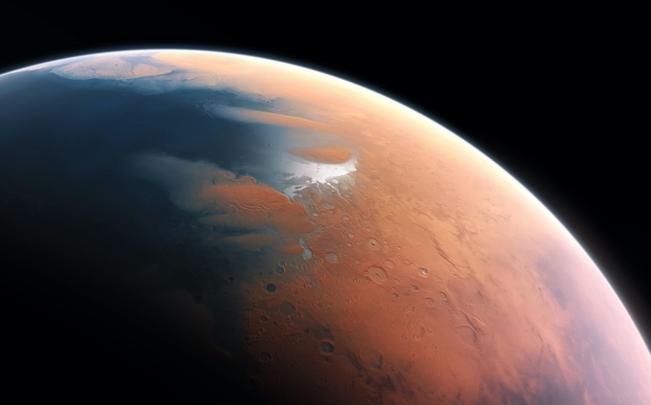 Mars: a large part of his water would still be buried underground