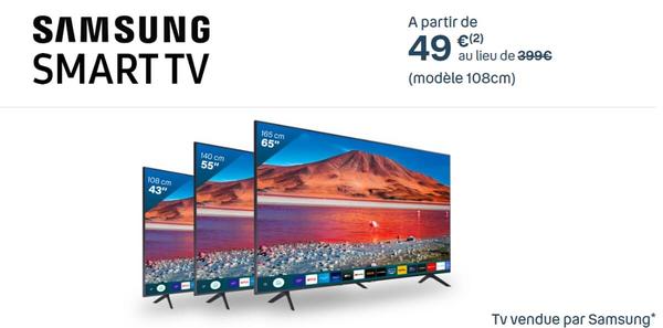 Bbox Smart TV: All about Bouygues offers with Samsung connected TV included
