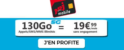 Passez à la 5G à petit prix avec ce forfait mobile 130Go à 19.99€ sur le réseau Bouygues Telecom