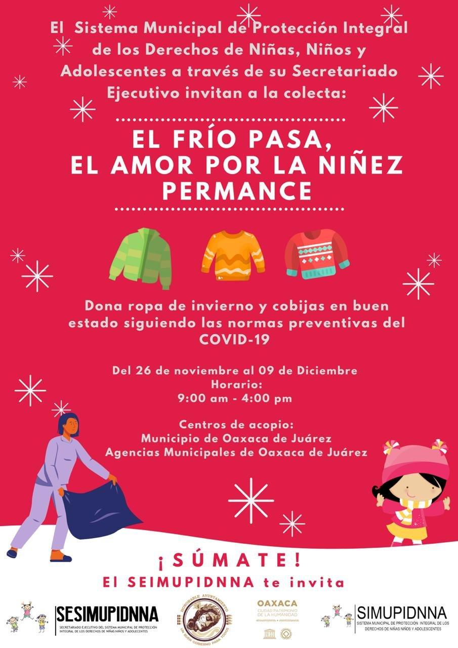 Solicita la Granja Hogar donaciones de ropa invernal para 200 niñas, niños y adolescentes 