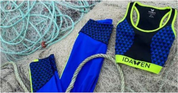 La marca gallega Idawen crea ropa deportiva sostenible a base de reciclar redes de pesca 