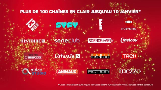 Quelles sont les chaînes disponibles en clair pour Noël sur la box SFR ?