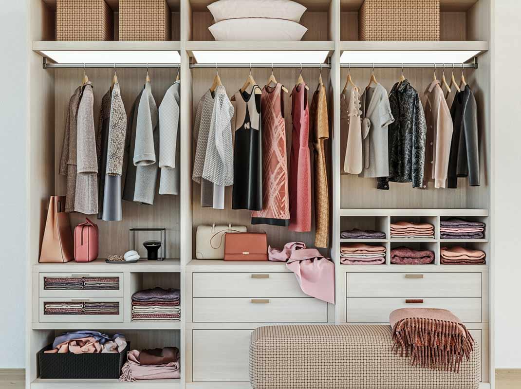 7 tips to make your wardrobe more organized and functional