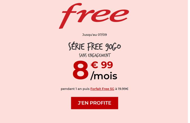 NOUVEAU : Free mobile lance un forfait sans engagement à 9,99€ ! 