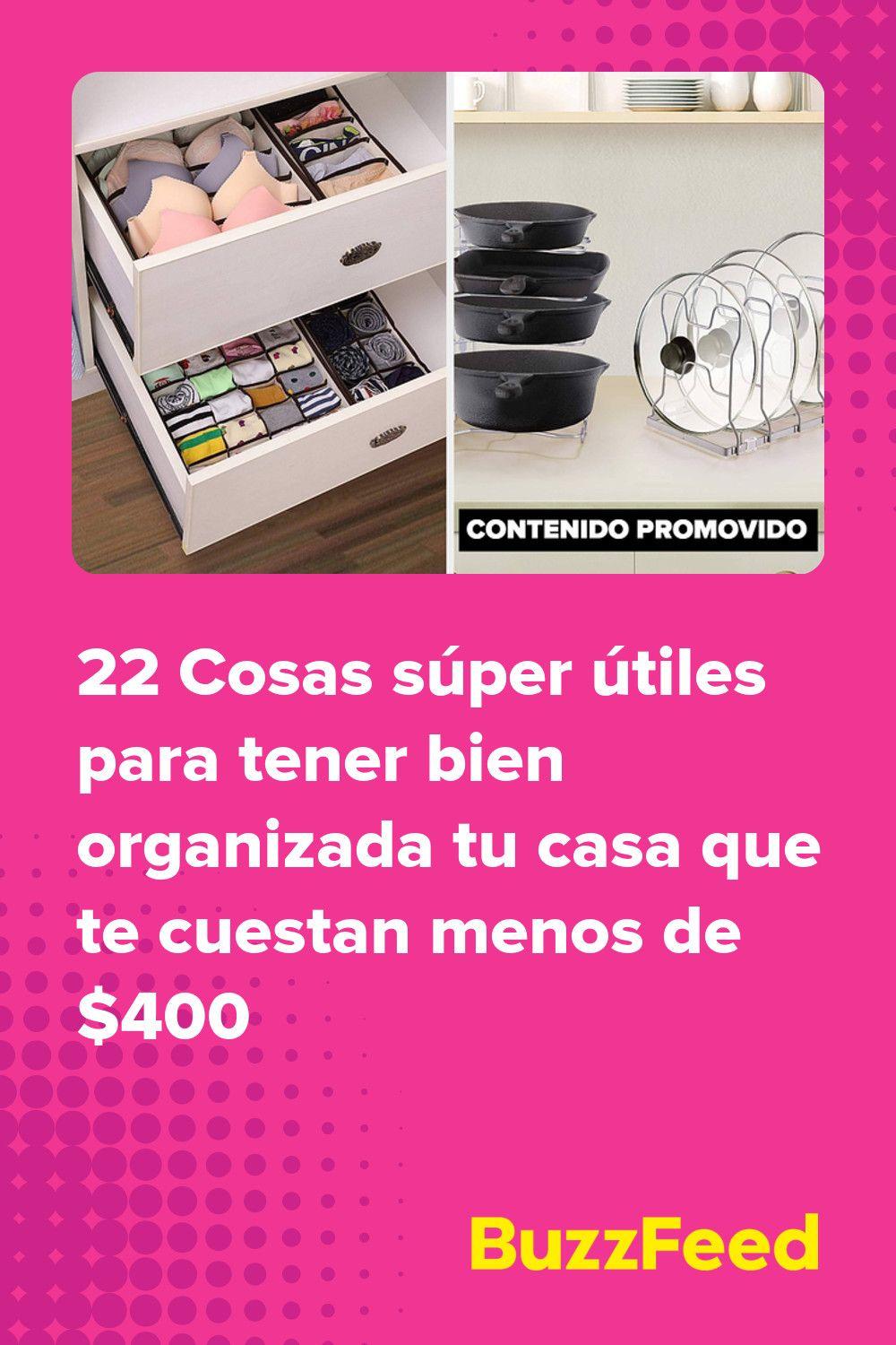 22 Cosas súper útiles para tener bien organizada tu casa que te cuestan menos de 0 