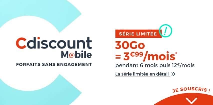 Battle for low-cost 30 GB mobile plans: Cdiscount Mobile vs La Poste Mobile