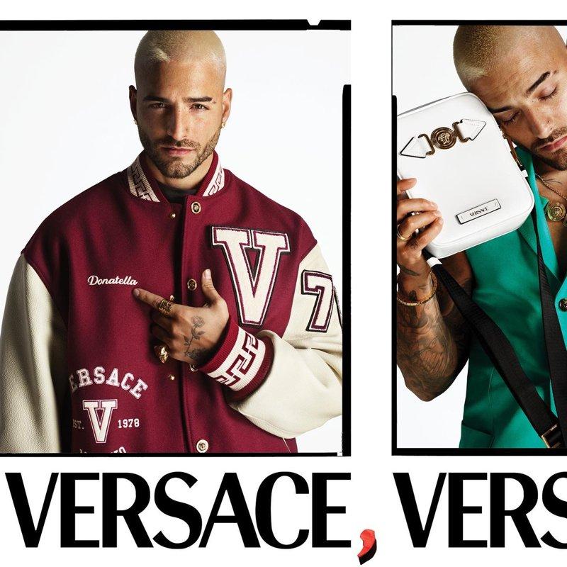 ¡Anda la osa! Maluma es la nueva imagen de Versace para su campaña primavera-verano 2022 