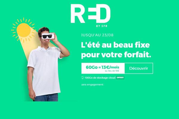 NOUVEAU ! Les forfaits en promo de chez RED by SFR 