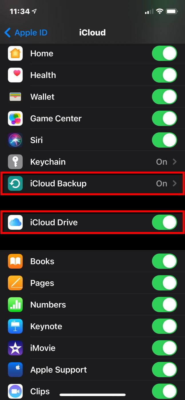 Personaliza la copia de seguridad de tu iPhone o iPad en iCloud