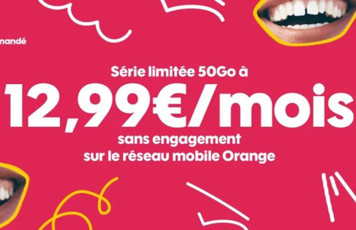 Sosh lance deux nouveaux forfaits 50 et 100 Go avec des prix intéressants jusqu’à la fin du mois 