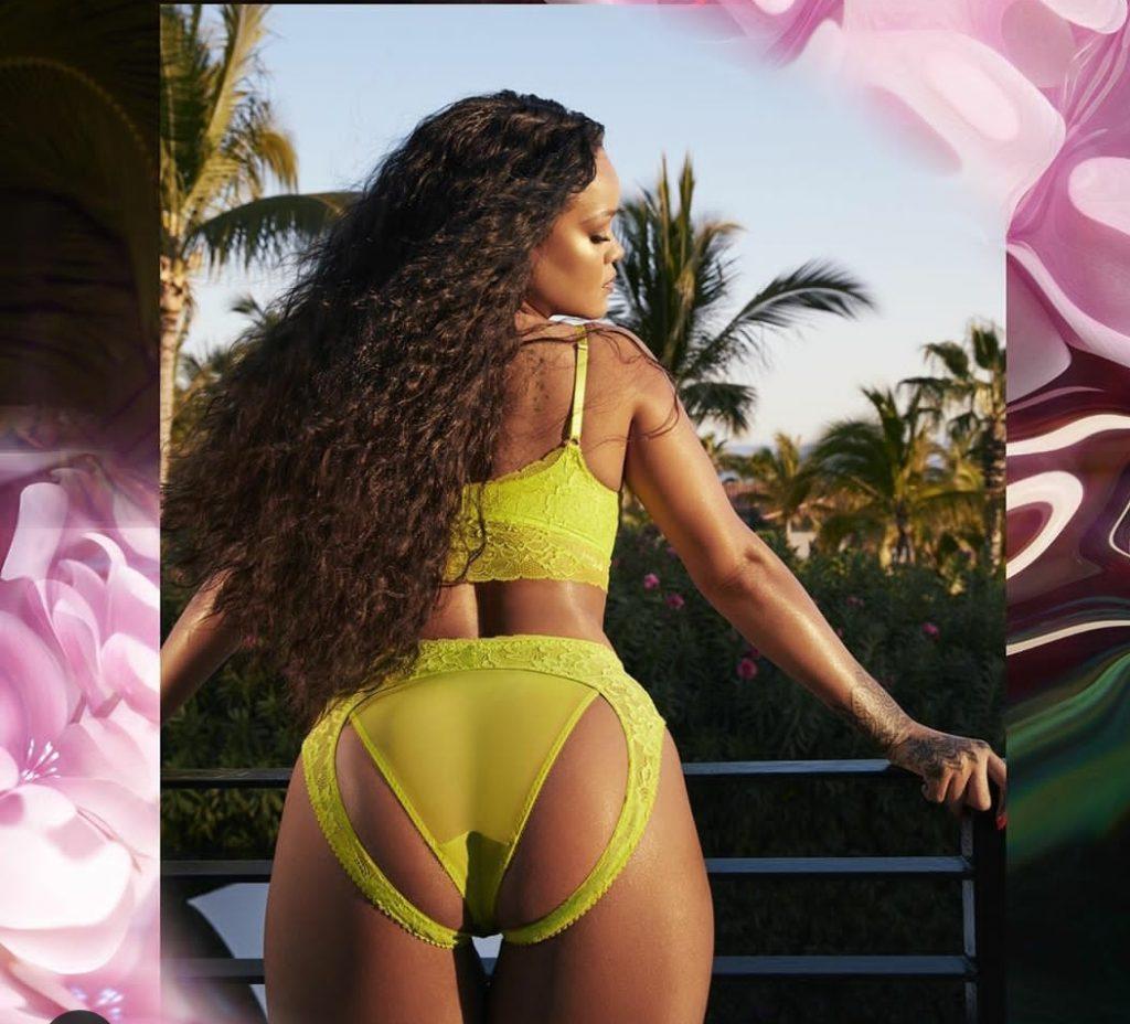 Rihanna's daring return to lingerie modeling 