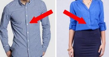 ¿Por qué la ropa de mujer y de hombre se abotonan hacia lados opuestos?