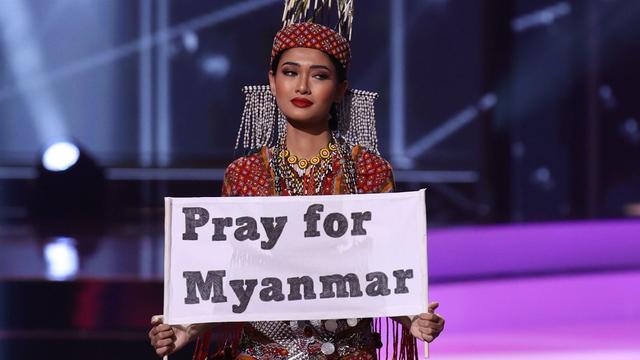 Miss Univers : Miss Myanmar profite de la compétition pour passer un message fort 