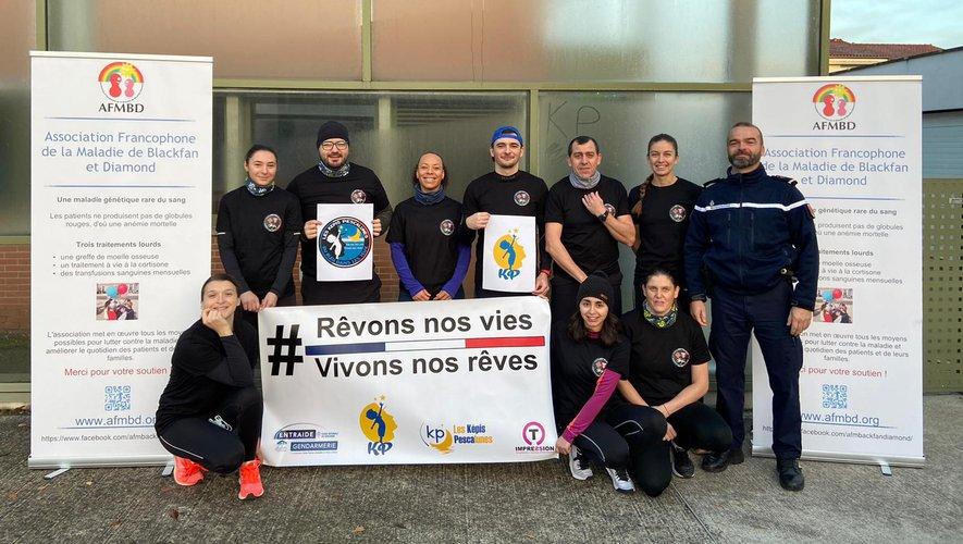 Ronde de Ramonville : les gendarmes de Castanet-Tolosan s'engagent et courent pour deux associations 