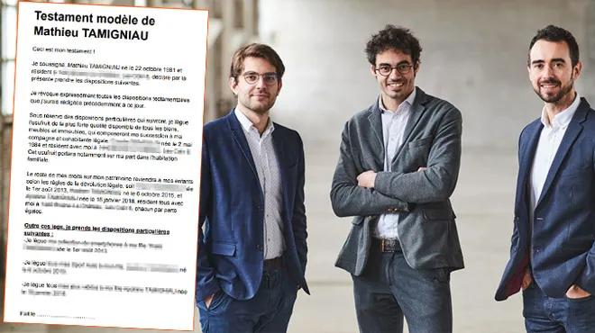 Trois jeunes Belges inventent le testament… en ligne: comment fonctionne Legacio ?