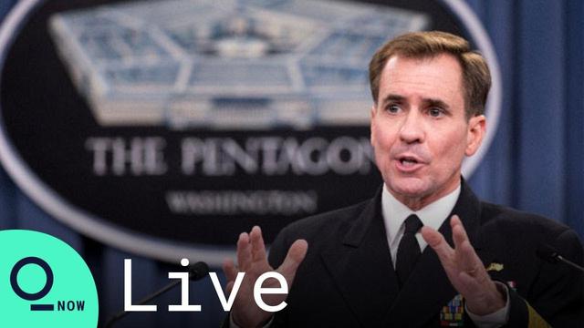 Pentagon Press Secretary John F. Kirby Holds an Off-Camera Press Briefing