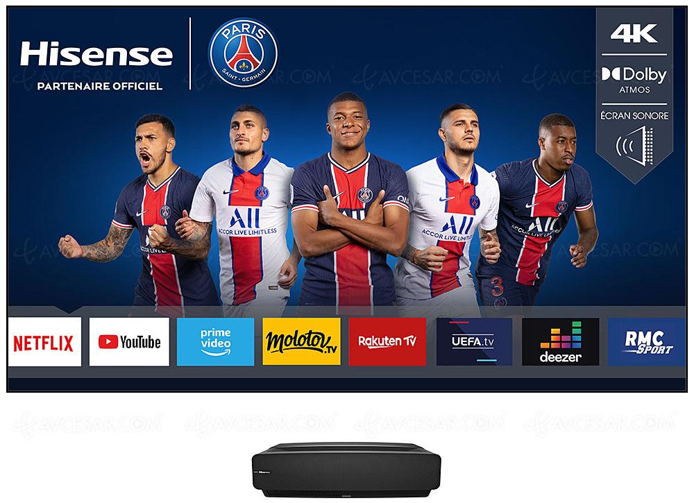 Laser TV Hisense 88L5VG (88'') : innovations technologiques pour un vrai mur image et son