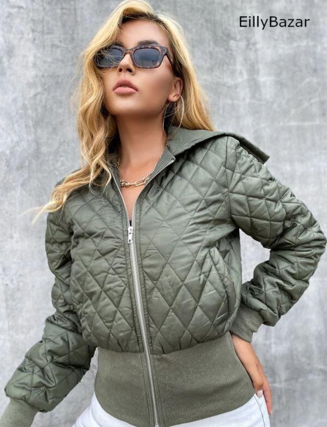 Shein's most flattering puffer jacket with a slimming effect