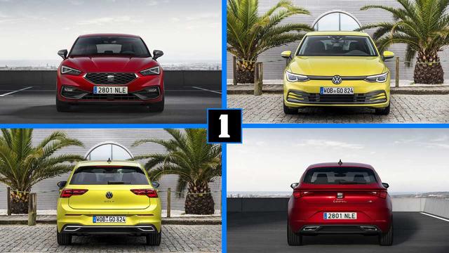 Comparativa: nuevo Seat León vs Volkswagen Golf 