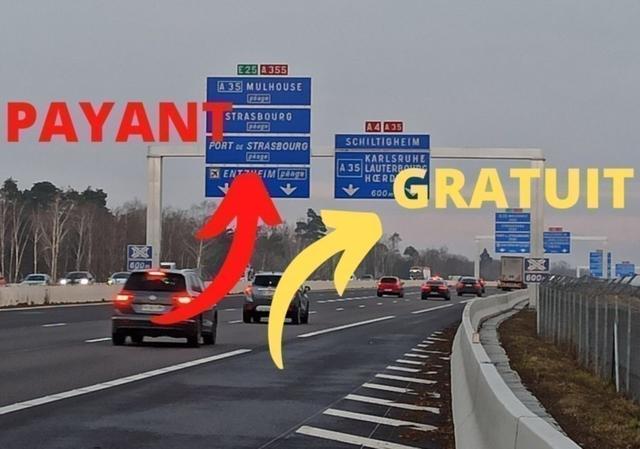 Strasbourg : une pétition réclame de changer ces panneaux d'autoroute qui font scandale