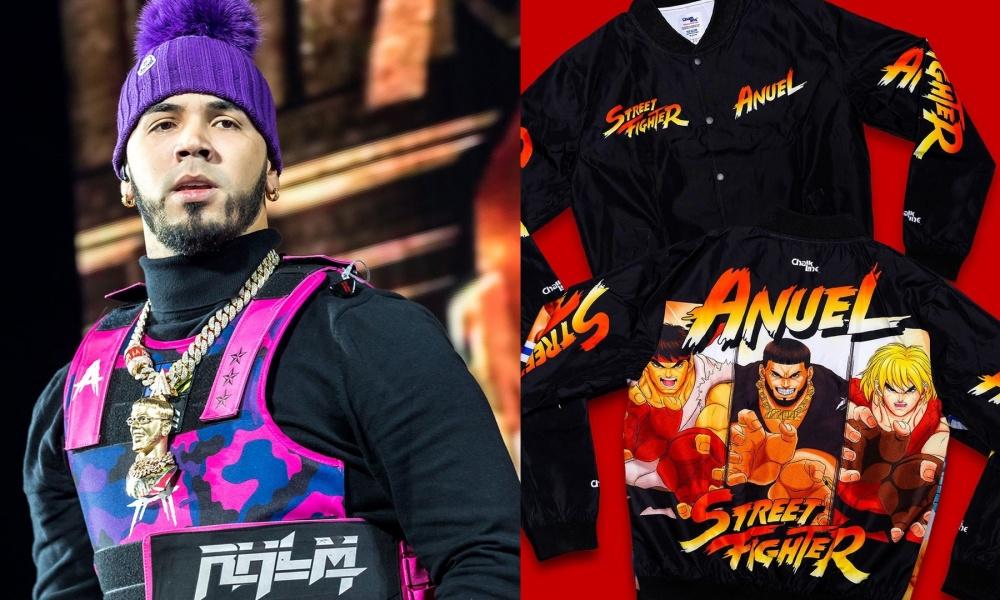Anuel AA ha hecho una colección de ropa de Street Fighter que es un hadoken 
