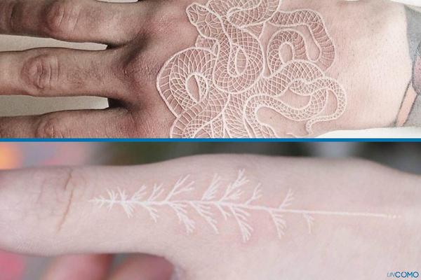 Tatuajes con tinta blanca: pros y contras