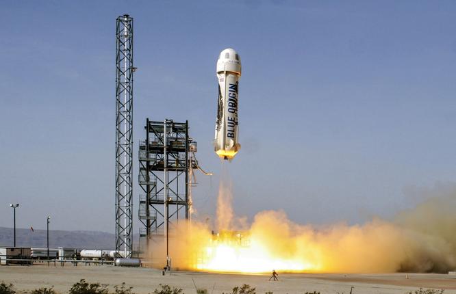 Jeff Bezos sera à bord du premier vol habité de Blue Origin dans l’espace