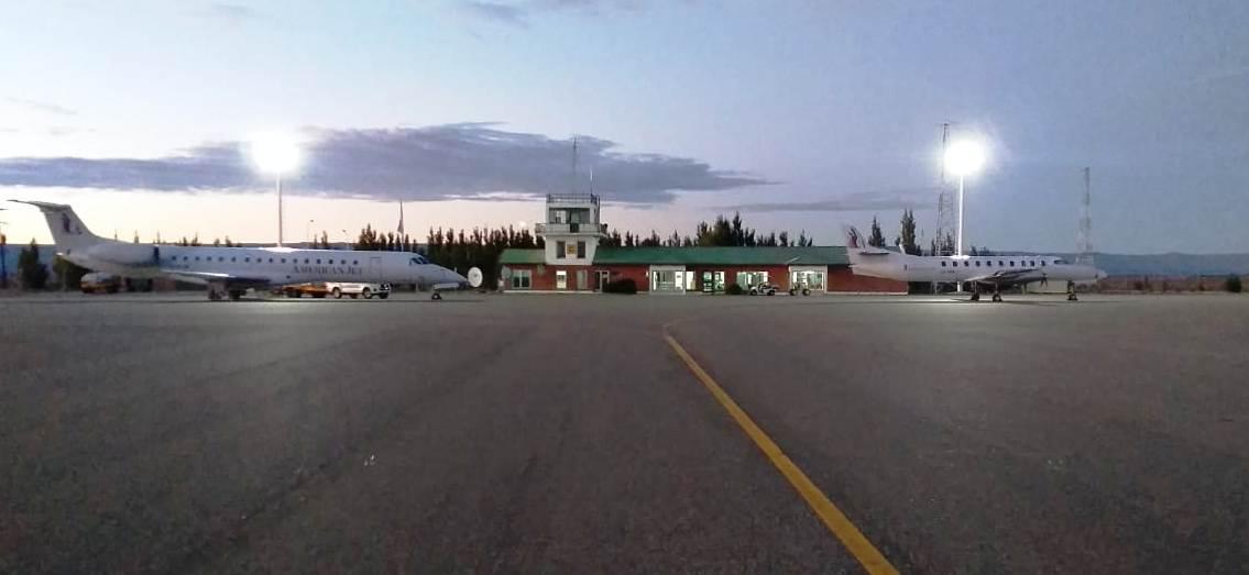 Province invested in equipment for the Perito Moreno airport