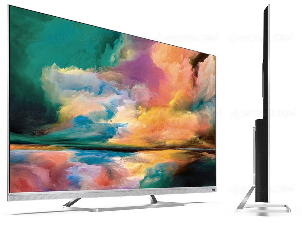 TV QLED Ultra HD 4K Sharp EQ4, HDR Dolby Vision/Dolby Atmos et Smart Android TV 11 