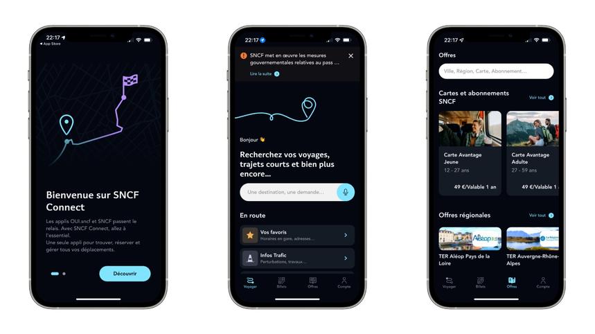 SNCF Connect : l’appli unique qui remplace OUI.sncf est enfin là 