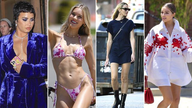 Joy Corrigan disfrutó de un día soleado en Los Ángeles, Candice Swanepoel paseó por Nueva York: celebrities en un click 