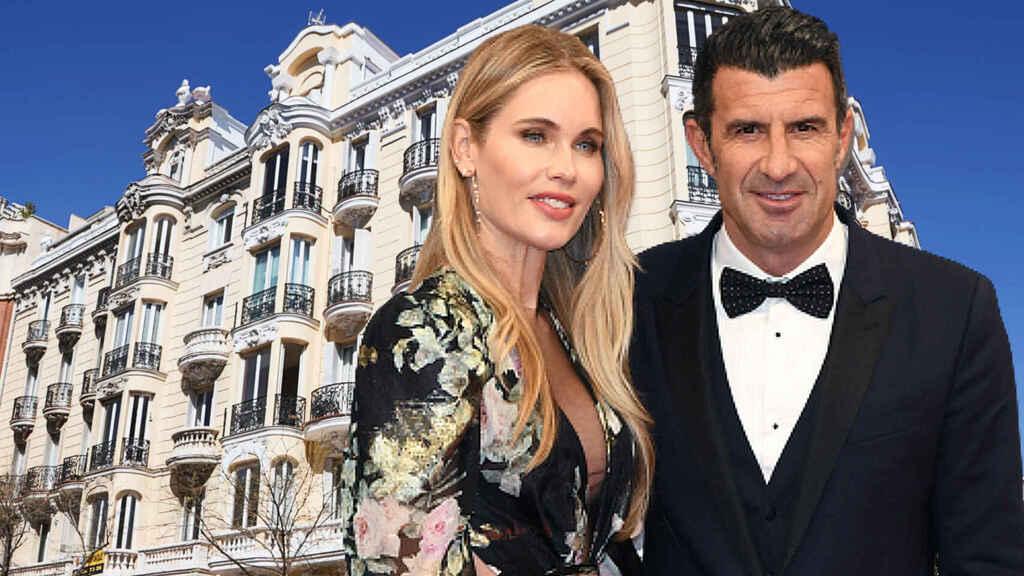 Heart Luis Figo and Helen Svedin, about to open their impressive penthouse in the heart of Madrid