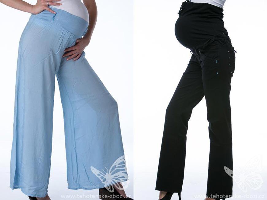 Těhotenské kalhoty oblečete do práce, na doma i do společnosti! 